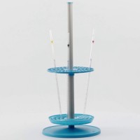 이소랩 360° 회전형 카루셀(회전식) 피펫 스탠드 Plastic Pipette Stand