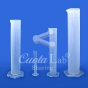 육각받침 플라스틱 실린더(PP Graduated Cylinders, Hexagonal base molded scale)