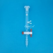 상하부 죠인트 공전 원통형 분액깔대기 (Funnel, Cylinderical, Teflon cock, With joint)